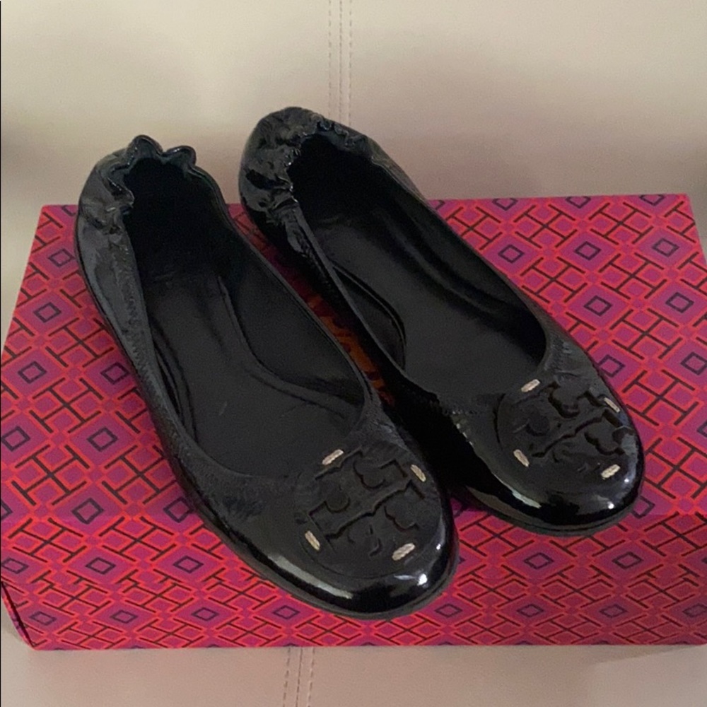 Tory Burch patent leather flats